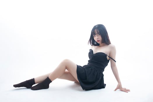black party wear dress for women